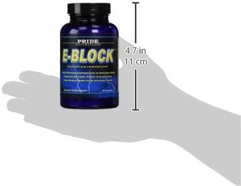 Pride Nutrition E-Block DIM Supplement 700MG Extra Strength Estrogen Blocker | Hormone Balance for Men and Women | M e n o p a u s e Acne Hot Flashes Relief PCT &amp P r o s t a t e Support 60 Ct.