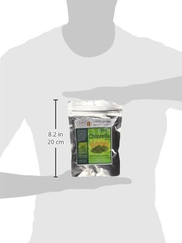 Sunlit Best USDA Organic Premium Chlorella Tablets 1000 Count | 100% Pure Chlorella Superfood Supplement High in Protein Chlorophyll Vitamins &amp Minerals | Supports Good Health Wellbeing