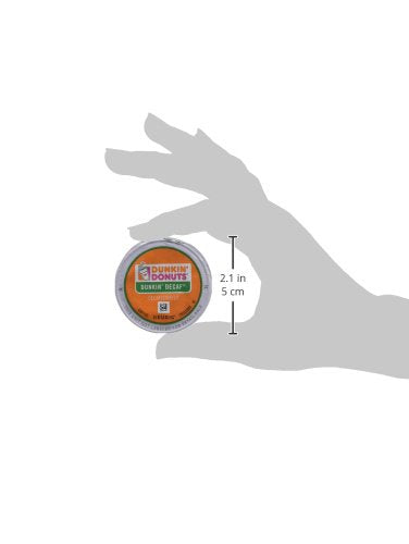 Dunkin' Donuts Medium Roast Decaf Coffee 64 K Cups for Keurig Coffee Makers