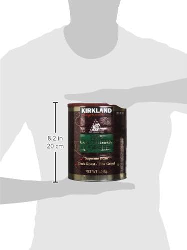Signature 100% Colombian Coffee Supremo Bean Dark Roast-Fine Grind 6 Pound Signature-wy