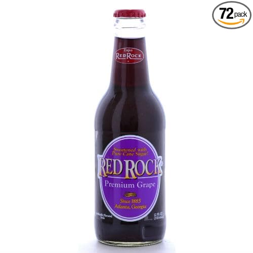 Red Rock Premium Grape - 12 OZ (72 Glass Bottles)