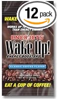 Wake Up Energy Booster Drops Classic Coffee Flavor - 12 Caffeinated Drops/Pack 12 Count (Pack of 12)