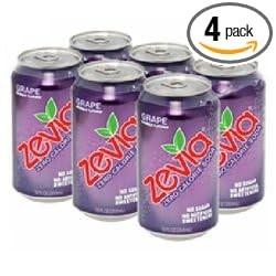 Zevia Soda Grape 6pk
