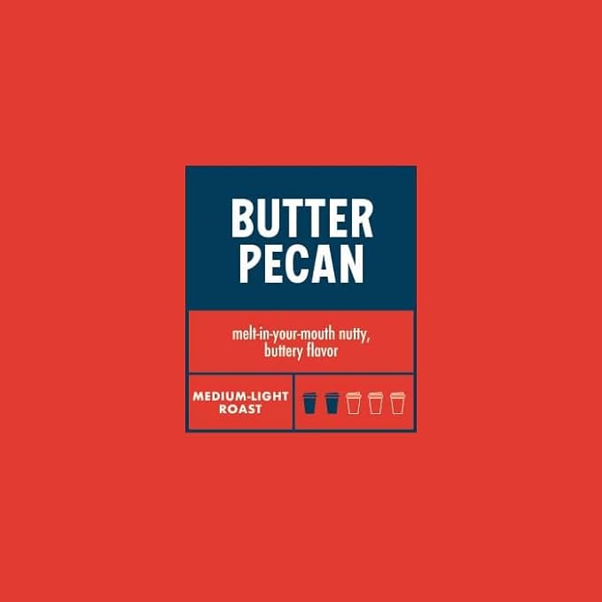 Boyd's Butter Pecan Ground Coffee 5/2.5oz Pre-Portioned Packets - 12.5oz Total - Nutty Buttery Flavor