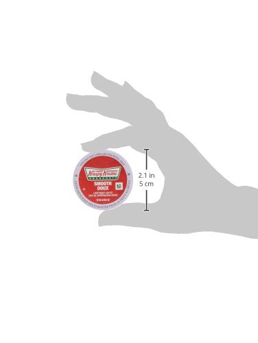 Krispy Kreme Doughnuts Smooth House Roast Single Serve Keurig Certified Recyclable K-Cup pods for Keurig brewers 30 Count'