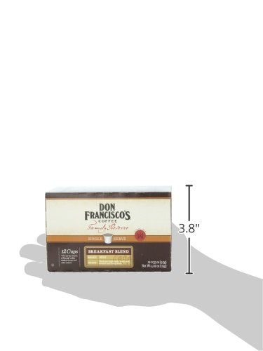Don Francisco's Breakfast Blend Dark Roast Coffee Pods - 12 Count - Recyclable Single-Serve Coffee Pods Compatible with your K- Cup Keurig Coffee Maker (Pack of 2)