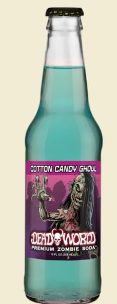 Dead World Premium Zombie Soda 5 Pack - Includes 1 12oz bottle of each 5 Zombie themed flavors