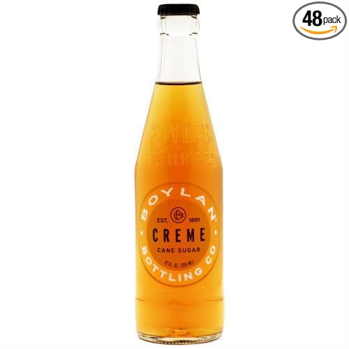 Boylan Bottleworks Creme Soda - 12 oz. (48 Glass Bottles)