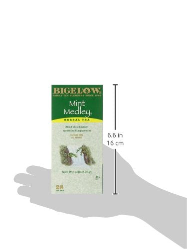 Bigelow Mint Medley Herbal Tea 28 Count (Pack of 6)