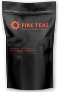 FIRE TEAS - Soothing Stomach Relief Herbal Tea- Irritable Bowel Diverticulitis &amp Abdominal Discomfort - Organic Fennel Peppermint Chamomile Ginger -