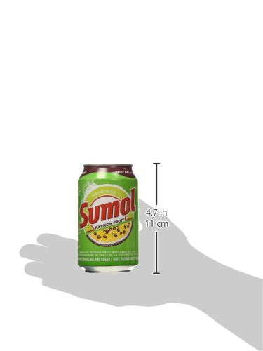 Sumol Passion Fruit Soda Portugal 11.15 Oz. Cans 6 Pack