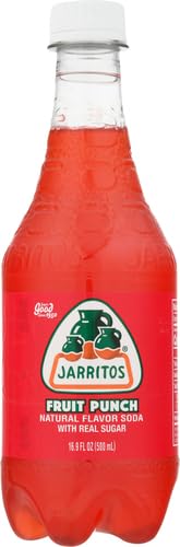 Jarritos Mandarin Soda Plastic Bottle 16.9-Ounce (Pack of 24)