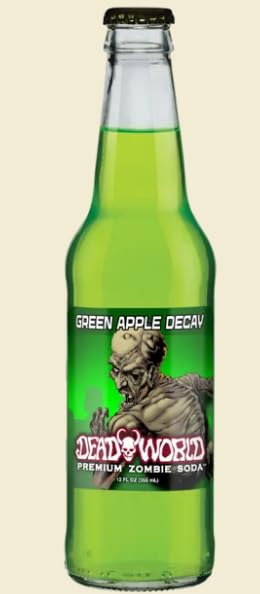 Dead World Premium Zombie Soda 5 Pack - Includes 1 12oz bottle of each 5 Zombie themed flavors