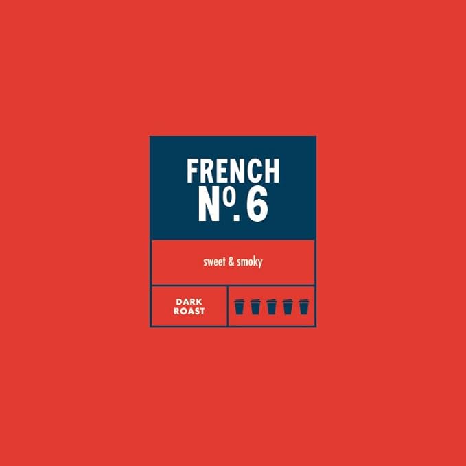 Boyd's French No. 6 Ground Coffee Dark Roast 5 Pack (2.5 oz Each) – 12.5 oz Total – Same Great Coffee Different Package – Bold &amp Smoky Flavor