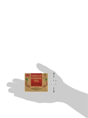 INSTANT KOREAN GINSENG TEA 100 Tea Bags - NET WT 7 oz (200 g)