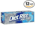 Diet Rite Soda 12 Ounce (12 Cans)