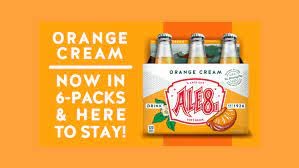 Ale 8 One Orange Cream Glass Bottles 12 Ounces Pack of 6 100% Kentucky Soft Drink