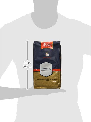 Melitta Espresso BellaCrema Dark Roast Whole Coffee Beans 2 Pound Bag