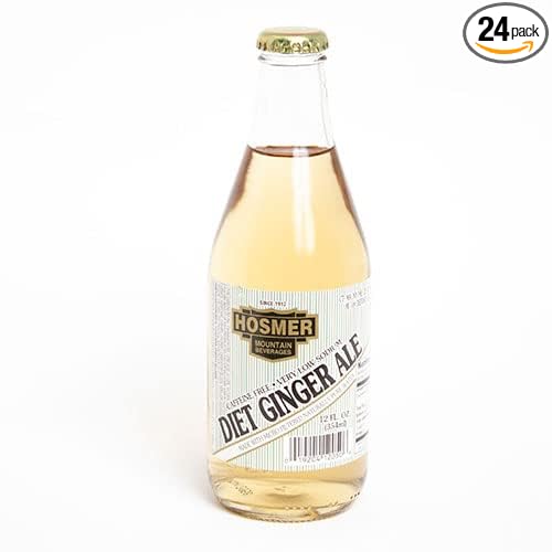 Hosmer Mountain DIET Ginger Ale- 12 oz (24 Glass Bottles)