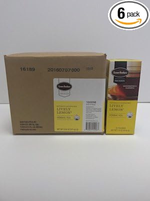 Farmer Brothers Premium: Lively Lemon Hot Tea - 6/25 ct boxes