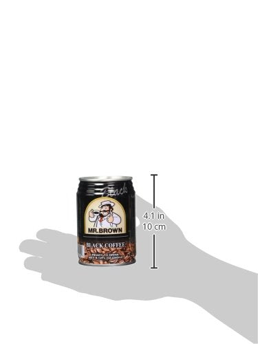 Mr. Brown Black Coffee 8.12 Ounce (Pack of 24)