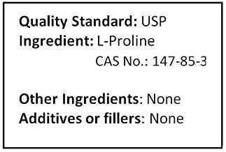Pure L-Proline Powder a Collagen Component (1000 Grams (2.2 lb))