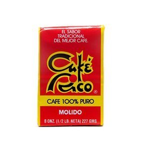 Puerto Rican Ground Coffee Variety Pack - 4 Local Favorites In 8 Ounce Bags (Cafe Rico Lareno Crema and Yaucono) Includes 2 Envelopes Of Sason Accent