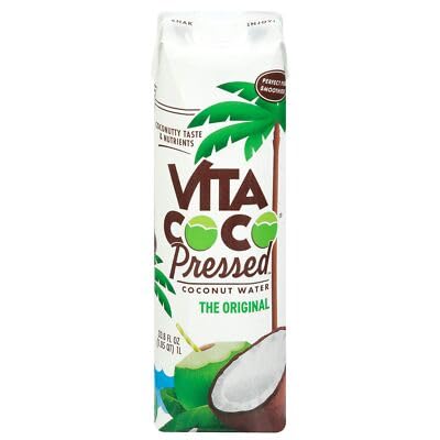 Vita Coco Pressed Coconut Water 33.8 fl oz (Pack of 12)
