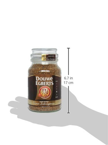 Douwe Egberts Pure Indulgence Instant Coffee in Jar Dark Roast 6.7-Ounce 190 gram