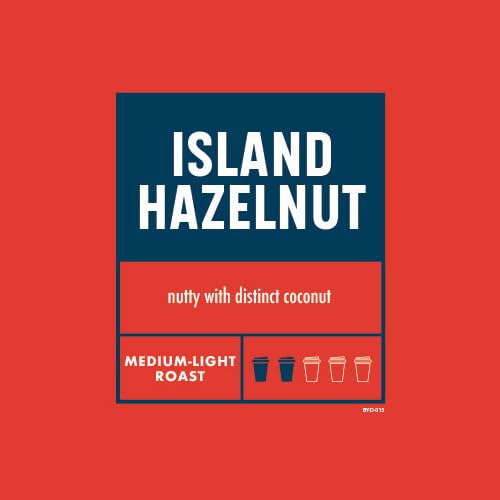Boyd's Island Hazelnut Flavored Ground Coffee 46/2.5oz Pre-Portioned Packets