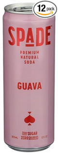 Spade Guava Soda 12 fl oz (Pack of 12)