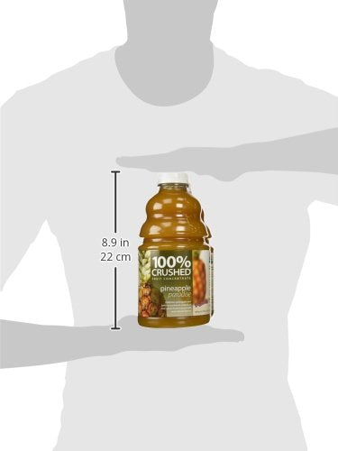 Dr. Smoothie 100% Crushed Fruit Concentrate Pineapple Paradise 46-Ounce Bottles (Pack of 2)