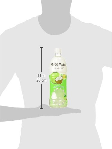 Mogu Mogu Coconut Juice with 25% Nata De Coco 1000ml (12 Pack)