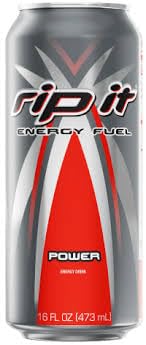 Rip It Energy Drinks Tribute Editions (Power 24 Cans)