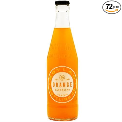 Boylan Bottleworks Orange Soda - 12 oz (72 Glass Bottles)