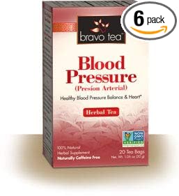 Bravo Teas Blood Pressure 20 Count (pack Of 6)