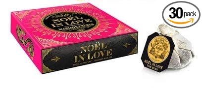 MF - NOËL IN LOVE (Scented blue tea Jardin Premier) - Box of 30 traditional french muslin tea sachets
