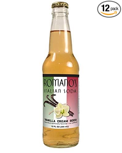 Romano Italian Vanilla Cream Soda 12 pack