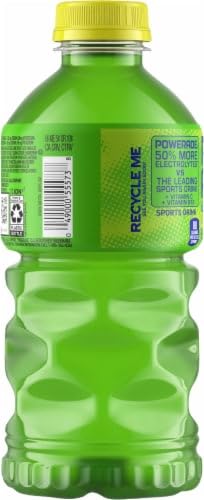 Powerade Xtra Sour Green Apple 28 oz Bottles 15 Pack