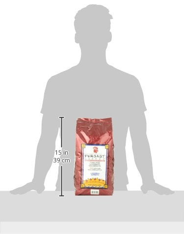 Puroast Low Acid Whole Bean Coffee Colombian Supremo Blend High Antioxidant 5 Pound Bag