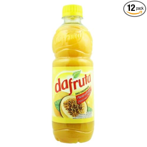 Dafruta Passion Fruit Juice Concentrate - 16.9 FL.Oz | Suco Concentrado de Maracujá Dafruta - 500ml - (PACK OF 12)