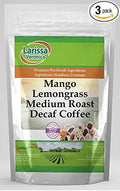 Mango Lemongrass Medium Roast Decaf Coffee (Gourmet Naturally Flavored Whole Coffee Beans) (8 oz ZIN: 560857) - 3 Pack