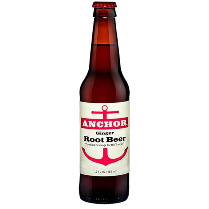 Anchor Ginger Root Beer 12 oz (24 Pack)