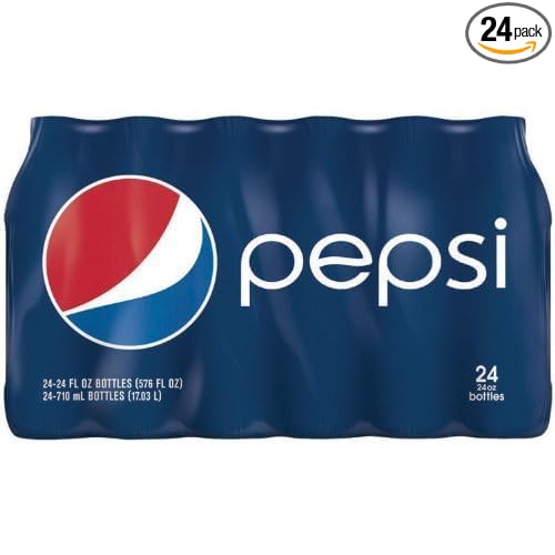 Pepsi Soda 24 Ounce (24 Bottles)