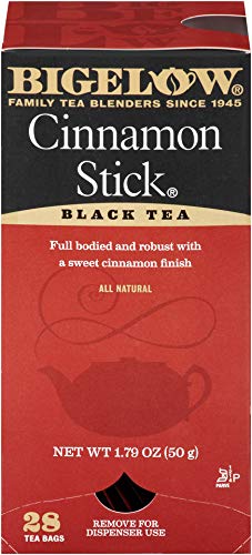 Bigelow Cinnamon Stick Black Tea Bags 28-Count Boxes (Pack of 6) Cinnamon Flavored Black Tea Naturally &amp Artificially Flavored