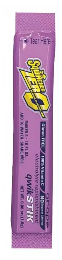 Zero Sugar Qwik Stik Bundle - Assorted Electrolyte Powdered Beverage Mix 10 oz Yield Per Unit - Pack of 300