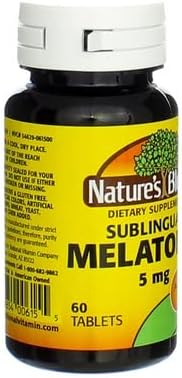 Nature's Blend Melatonin 5 mg - 60 Tablets Pack of 5