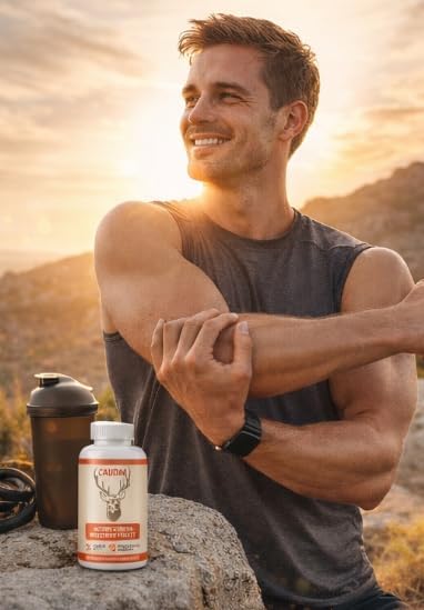 Men's Vitality Supplement Arctic Herb &amp Reindeer Organ Blend – Daily Support Capsules for Energy Stamina &amp Overall Wellness – 60 Ct