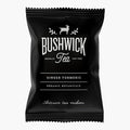 50 Bushwick Tea Ginger Turmeric Caffeine Free Tea Sachets | Organic Botanicals from Germany | Plastic Free Compostable Sachets