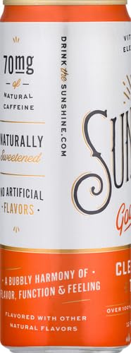 Sunshine Beverages LLC Good Energy Drink Clementine Twist 12 Fl oz (Pack of 12)